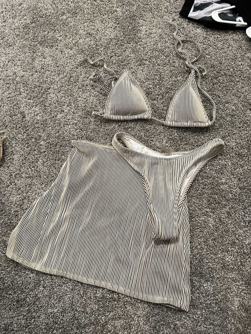 Vintage Stripped Bikini Set Gem