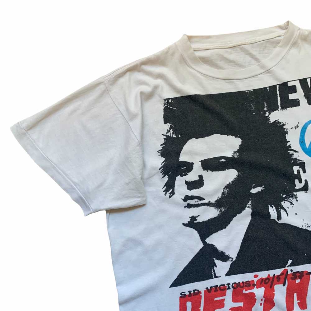 Rare Early 80s Sid Vicious Tribute T Shirt Sex Pistol Gem