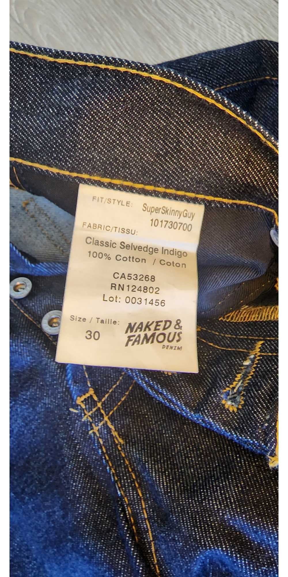 Naked Famous Super Skinny Guy Raw Selvedge Denim Gem