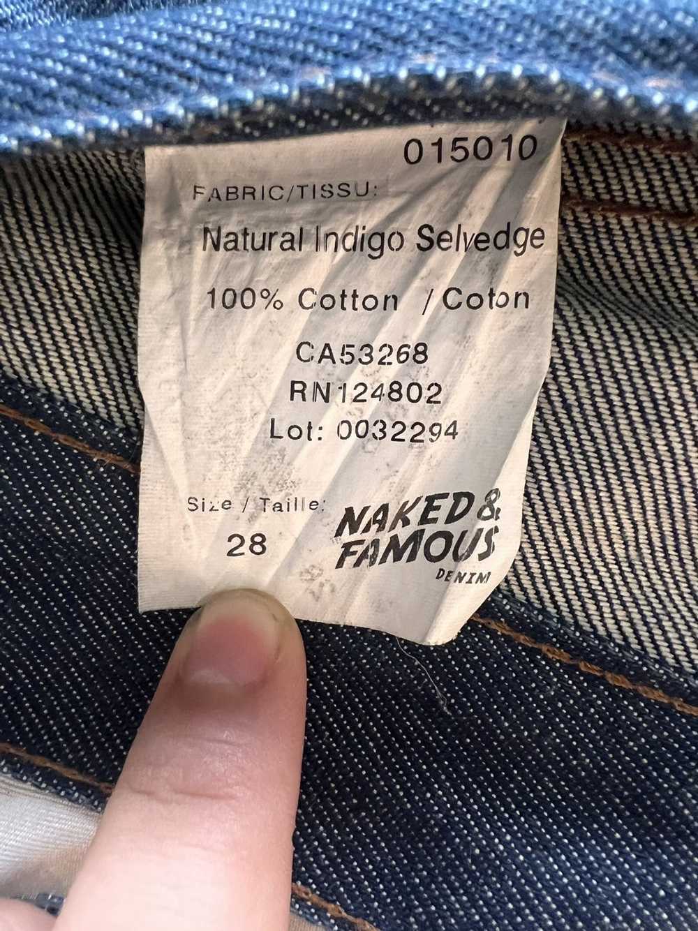 Naked Famous Natural Indigo Selvedge Gem