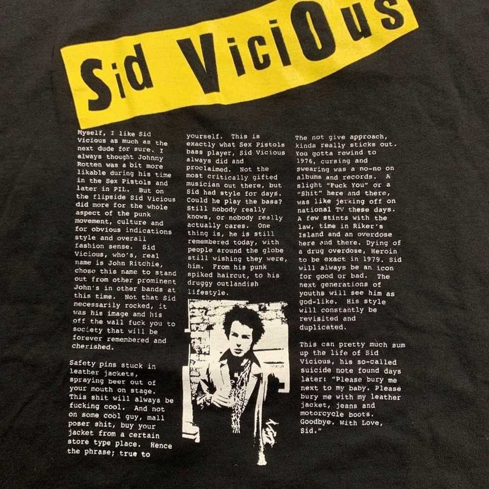 Vintage Sid Vicious Sex Pistols Tee Gem