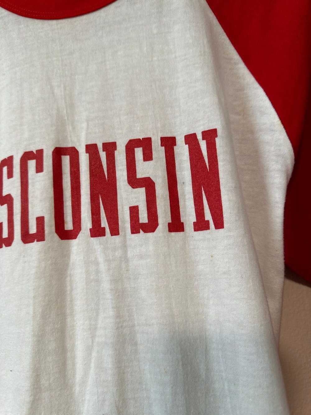 Ncaa × Sportswear × Vintage Vintage 80s Wisconsin… - image 3