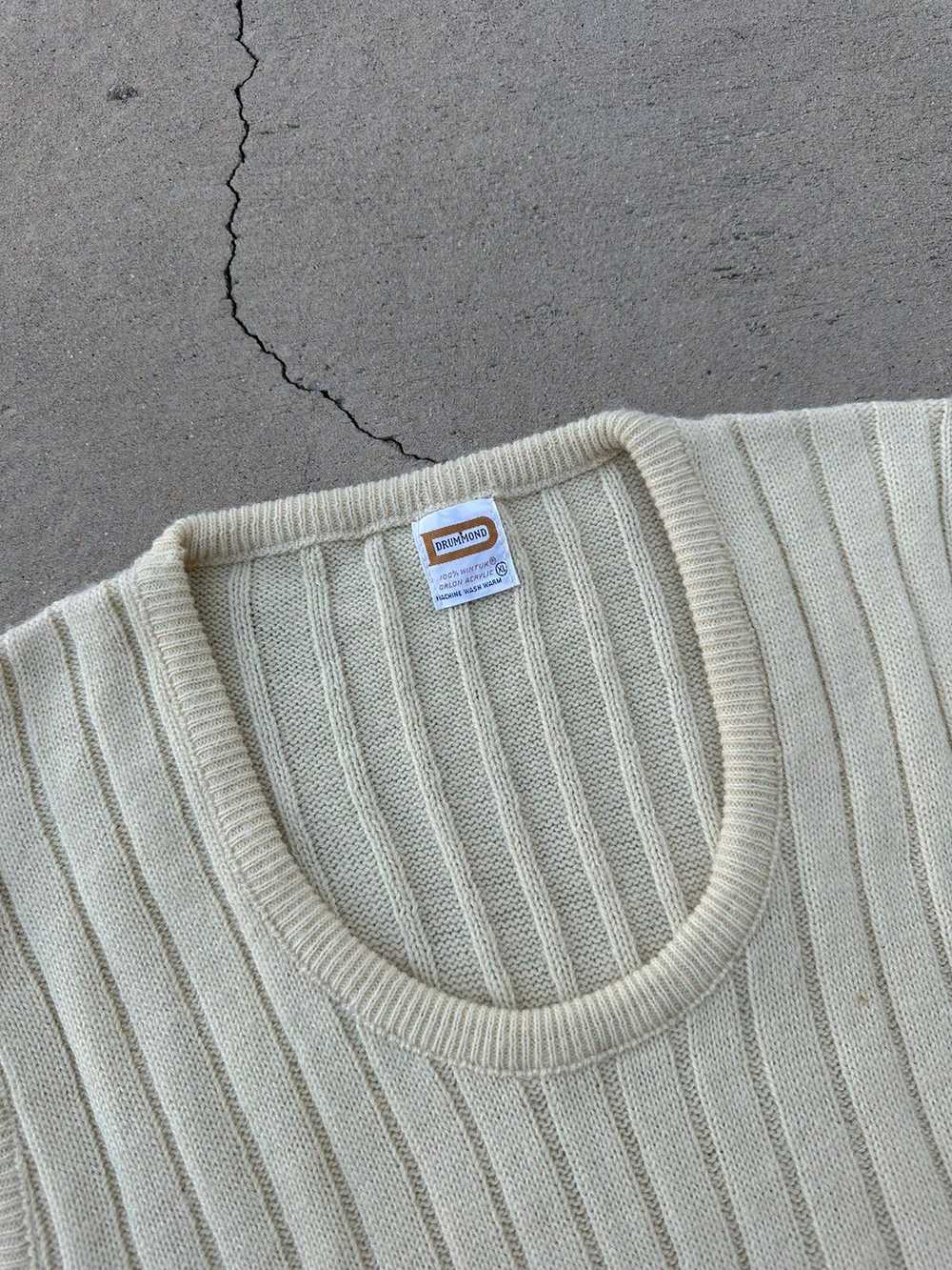 Coloured Cable Knit Sweater × Vintage Vintage 60s… - image 2