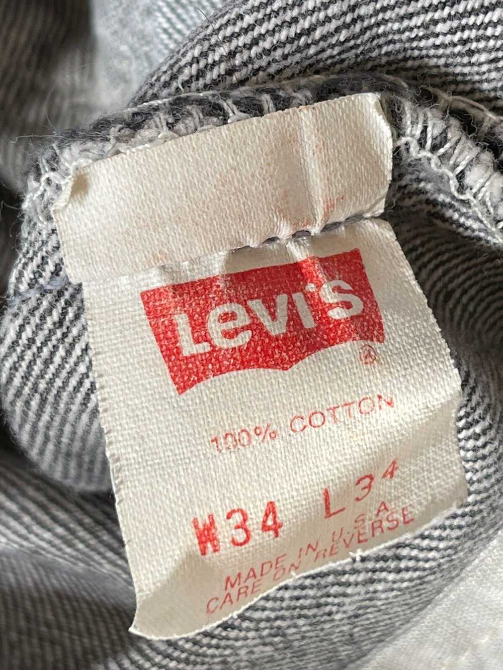 Levi's × Vintage Vintage Levi’s 501 USA charcoal/… - image 5