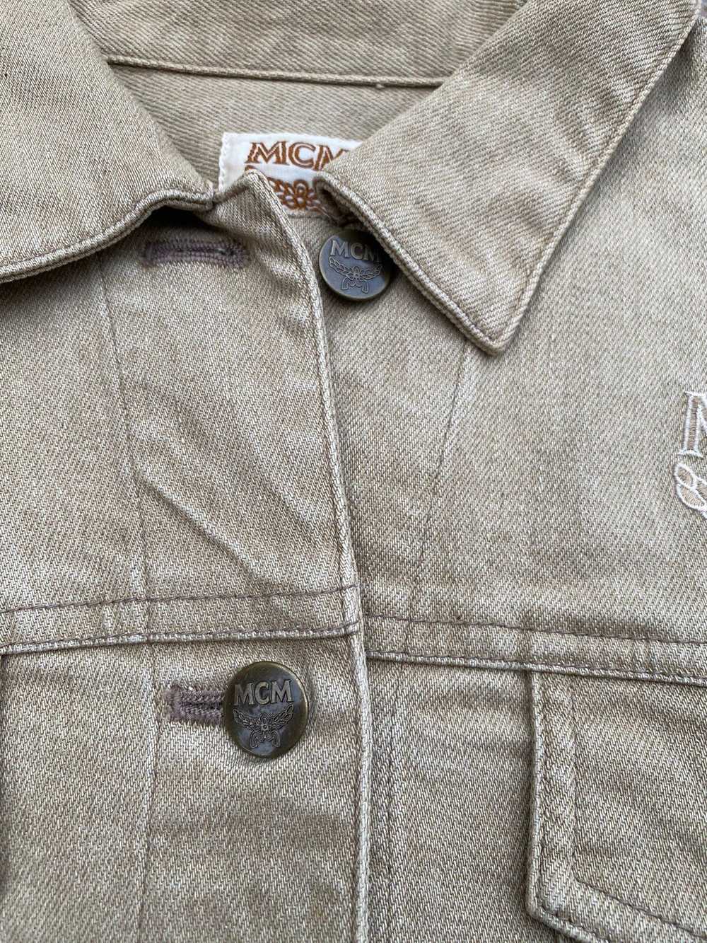 Luxury × MCM × Vintage Vtg 90’s MCM denim jacket - image 4