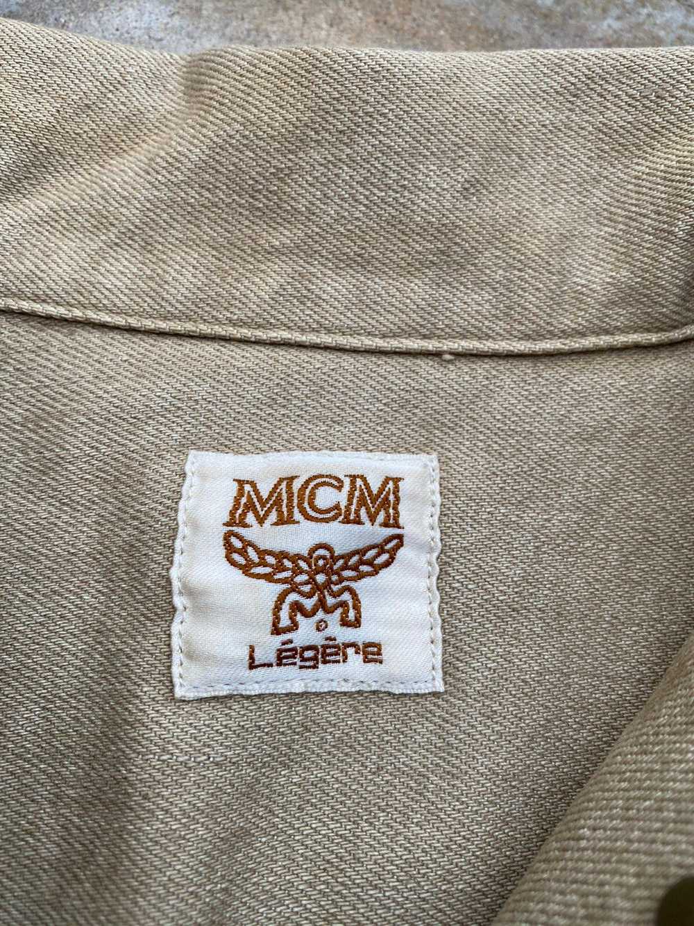 Luxury × MCM × Vintage Vtg 90’s MCM denim jacket - image 8