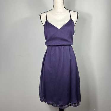 Banana Republic Racerback Silky Dress with Lace