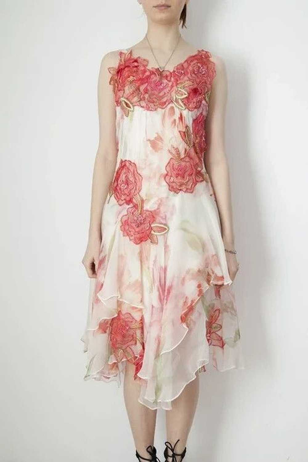 Barney Cools Couture à porter flower dress - image 1