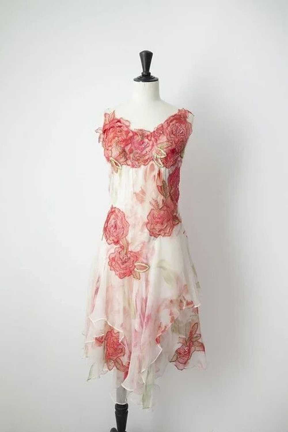 Barney Cools Couture à porter flower dress - image 3