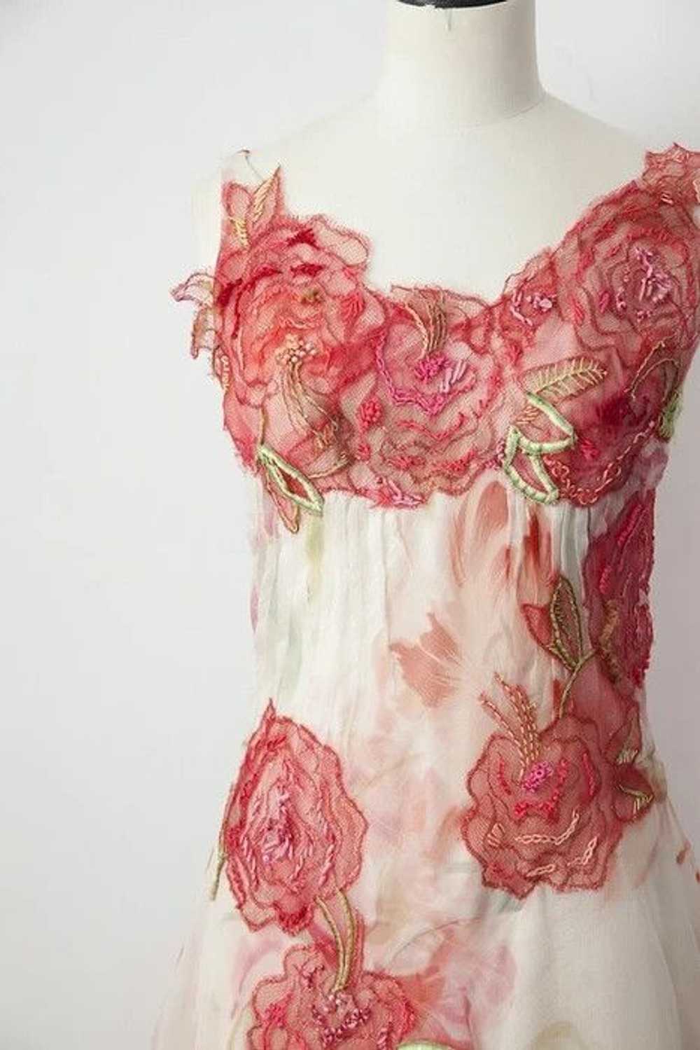 Barney Cools Couture à porter flower dress - image 4