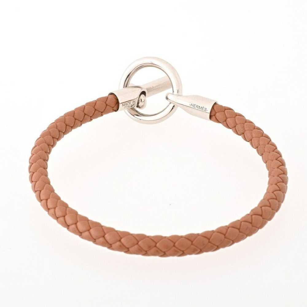 Hermes HERMES Leather Bracelet Grennan H Swift Br… - image 4