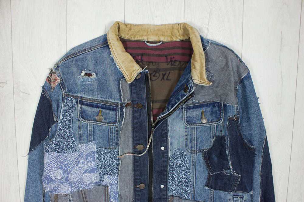 Custom × Japanese Brand Custom Made Patchwork Den… - image 4