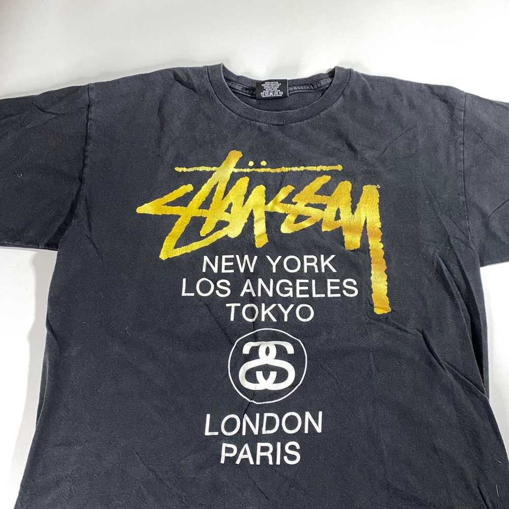 Streetwear × Stussy Stussy World Tour T Shirt Men… - image 2