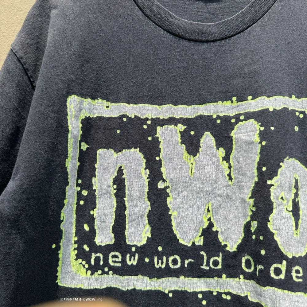 Streetwear × Vintage Vintage wwe wcw nwo 1998 tee - image 4