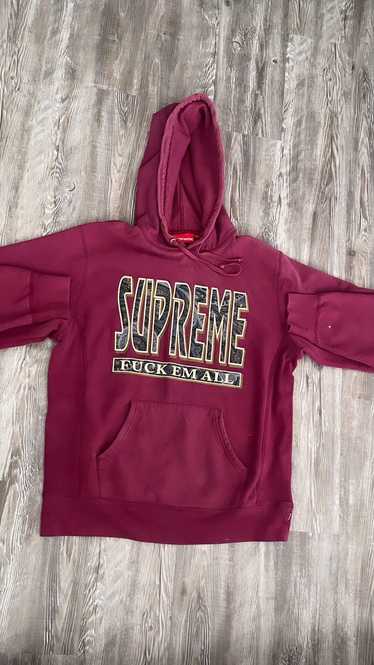 Supreme Supreme "FUCK EM ALL" hoodie