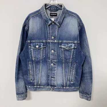 Balenciaga logo denim jacket - Gem