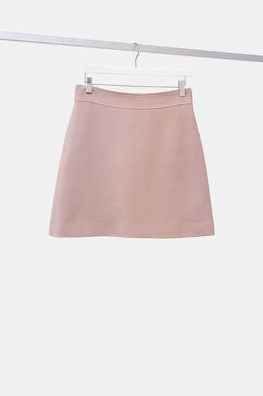 Theory Theory Mauve A-Line Mini Skirt