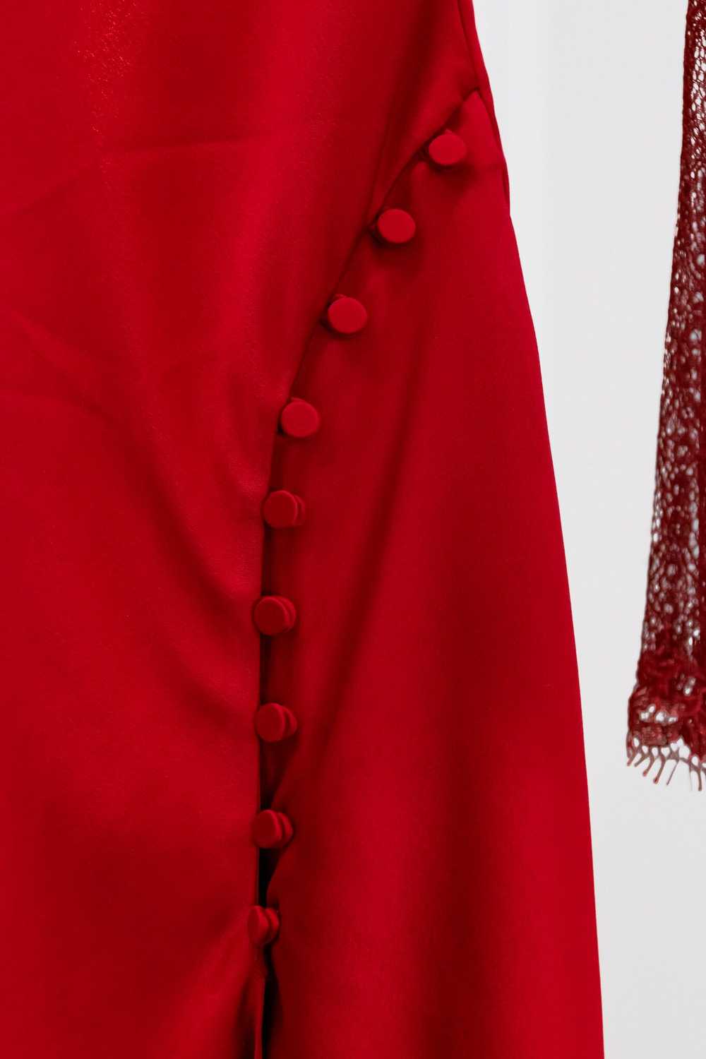 Jonathan Simkhai Jonathan Simkhai Red Lace and Sa… - image 10