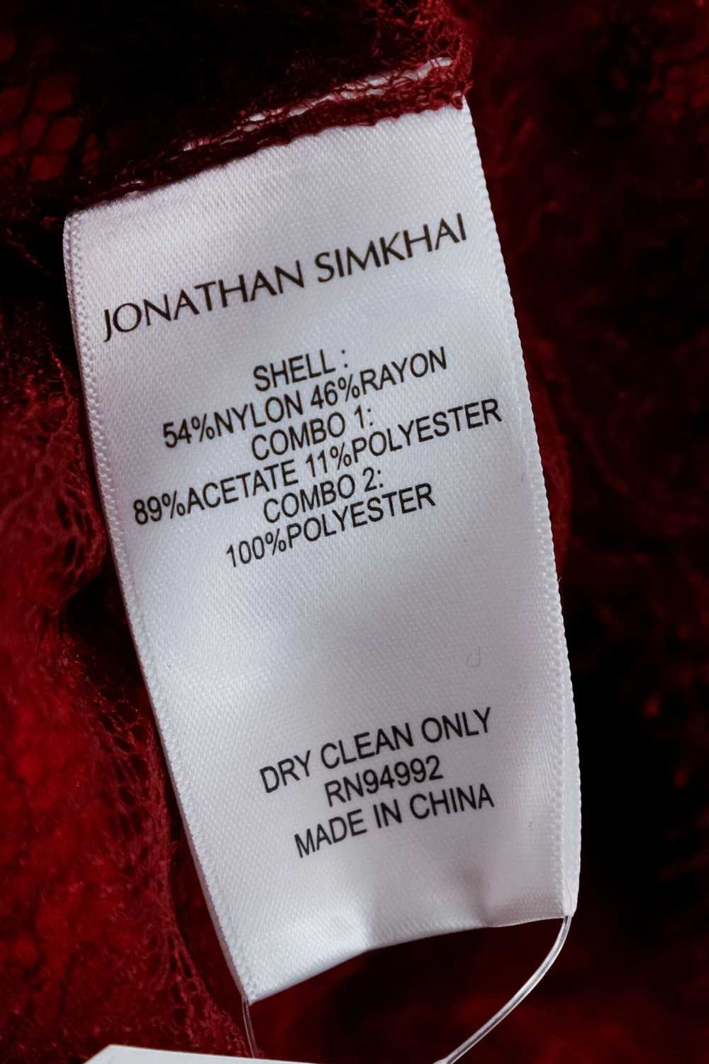 Jonathan Simkhai Jonathan Simkhai Red Lace and Sa… - image 11