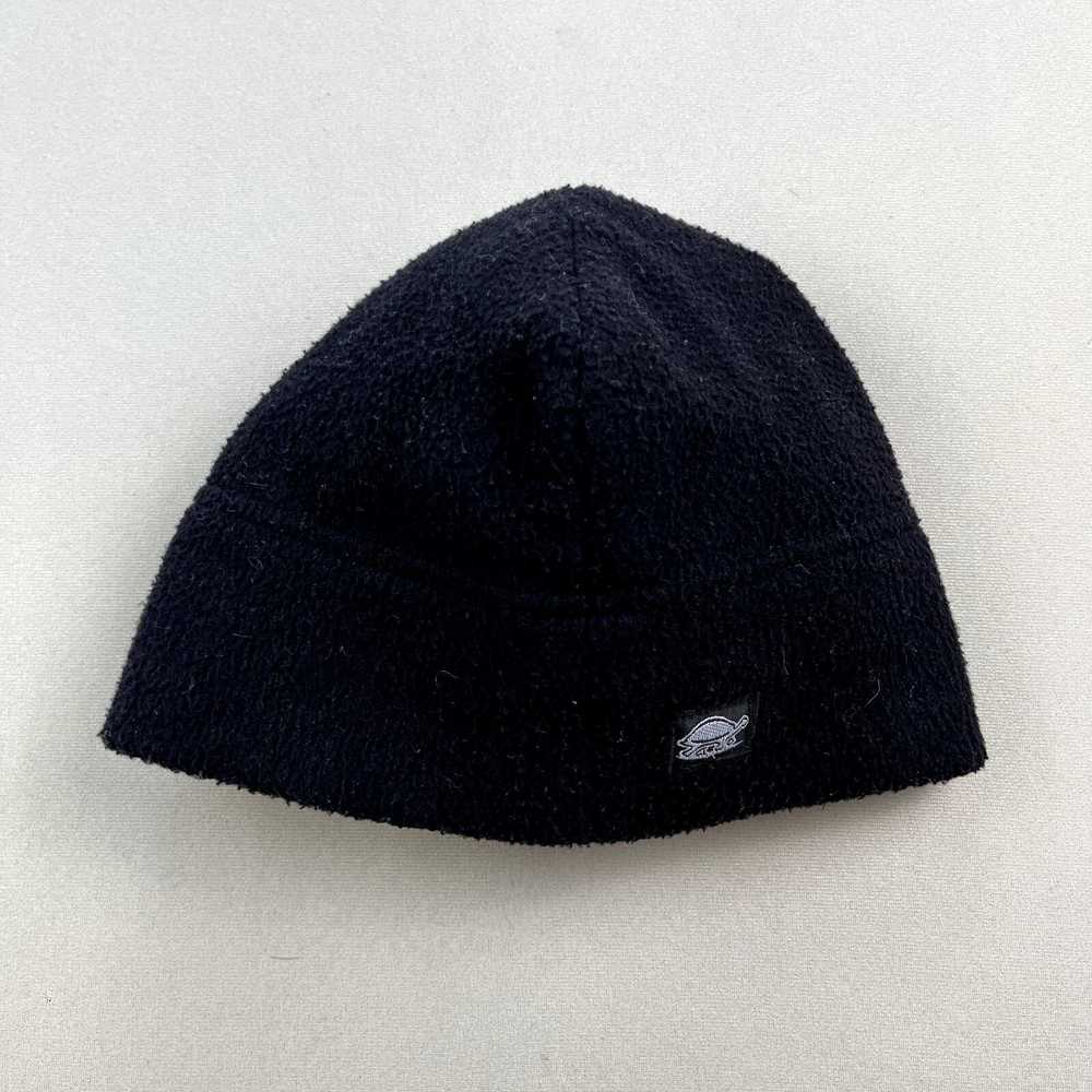 Vintage Vintage Ski Beanie Hat Cap Black Fleece L… - image 3