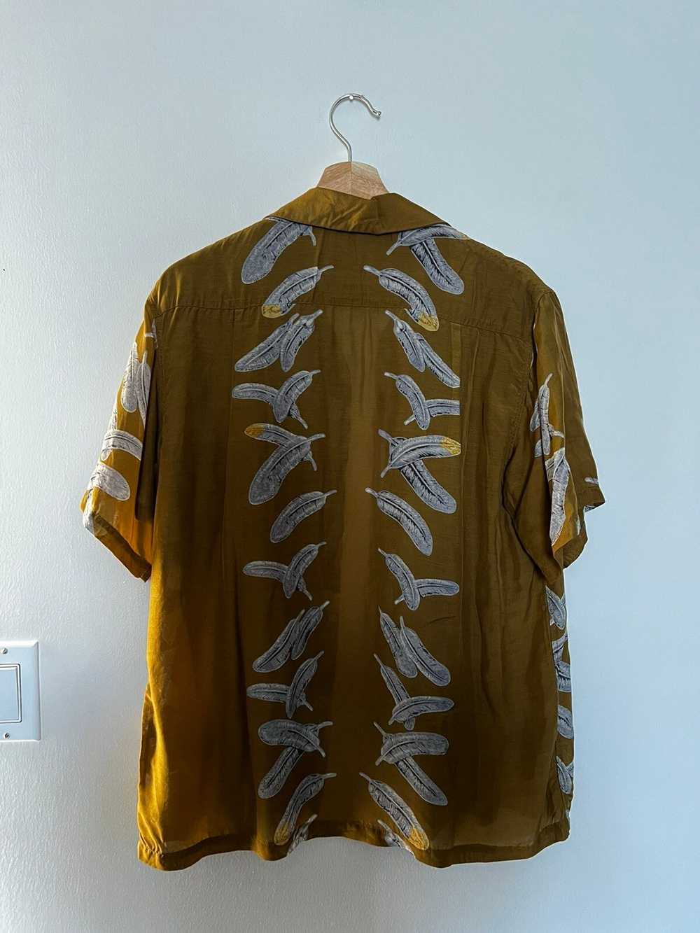 Kapital Feather & Eagle motif bowling shirt - image 4
