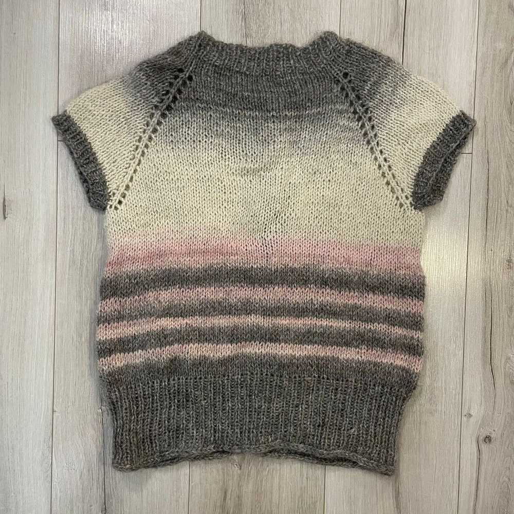 Vintage Vintage Handmade Hand Knitted Sweater Jum… - image 6