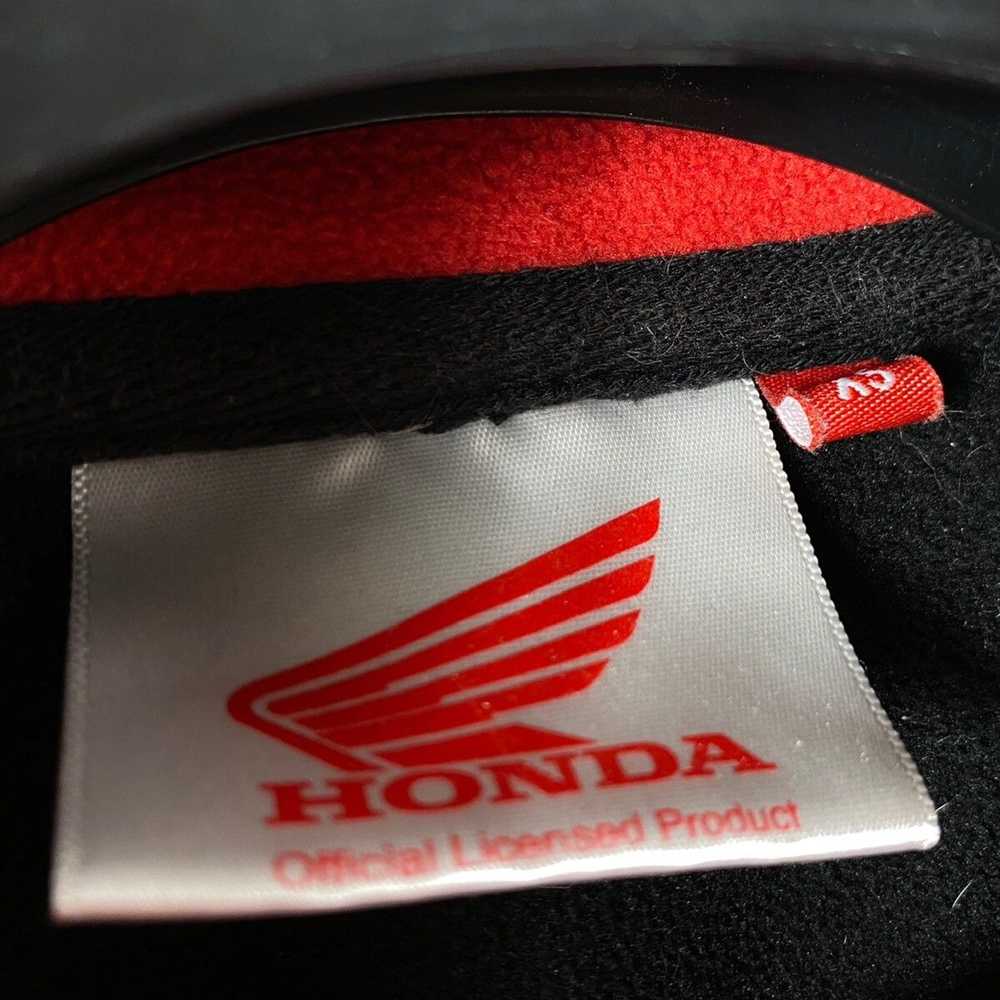 Honda × Racing × Vintage Honda Racing Jacket Flee… - image 4