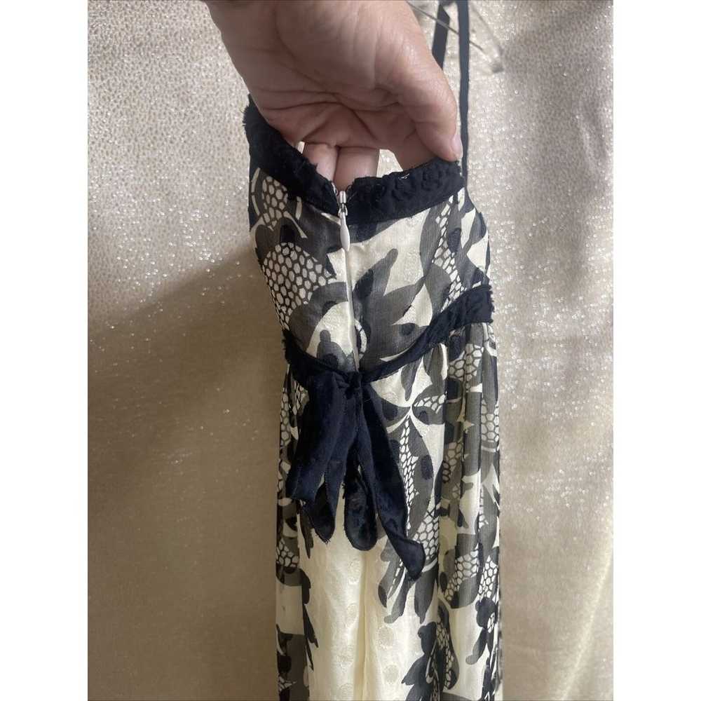 Anna Sui Cotton Silk Blend Babydoll Dress Sz 2 - image 5