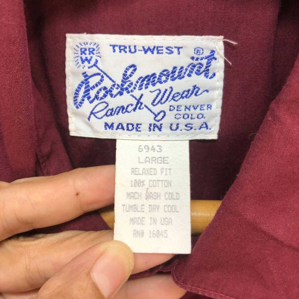 Made In Usa × Rockmount Ranchwear × Vintage Rockm… - image 6