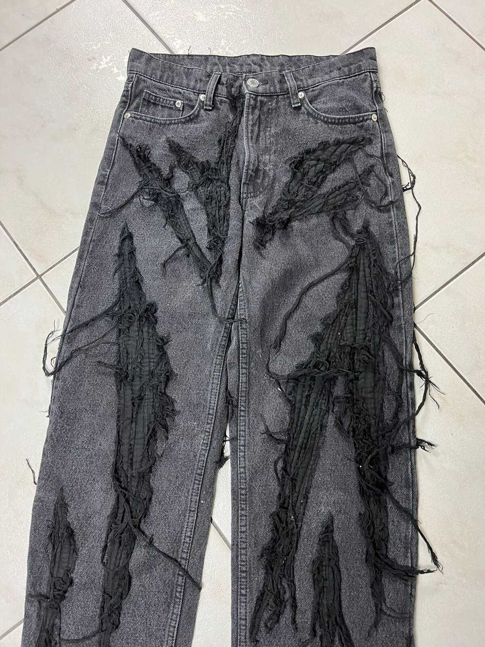 Avant Garde × Hype × Streetwear 1of1 Custom denim… - image 4