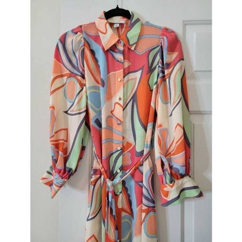 ALEXIS for Target Mixed Floral Long Sleeve Robe D… - image 5
