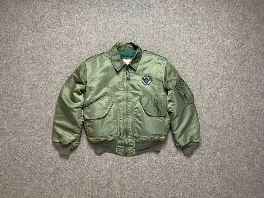 Military × Vintage Vintage USAF Flyers jacket col… - image 1