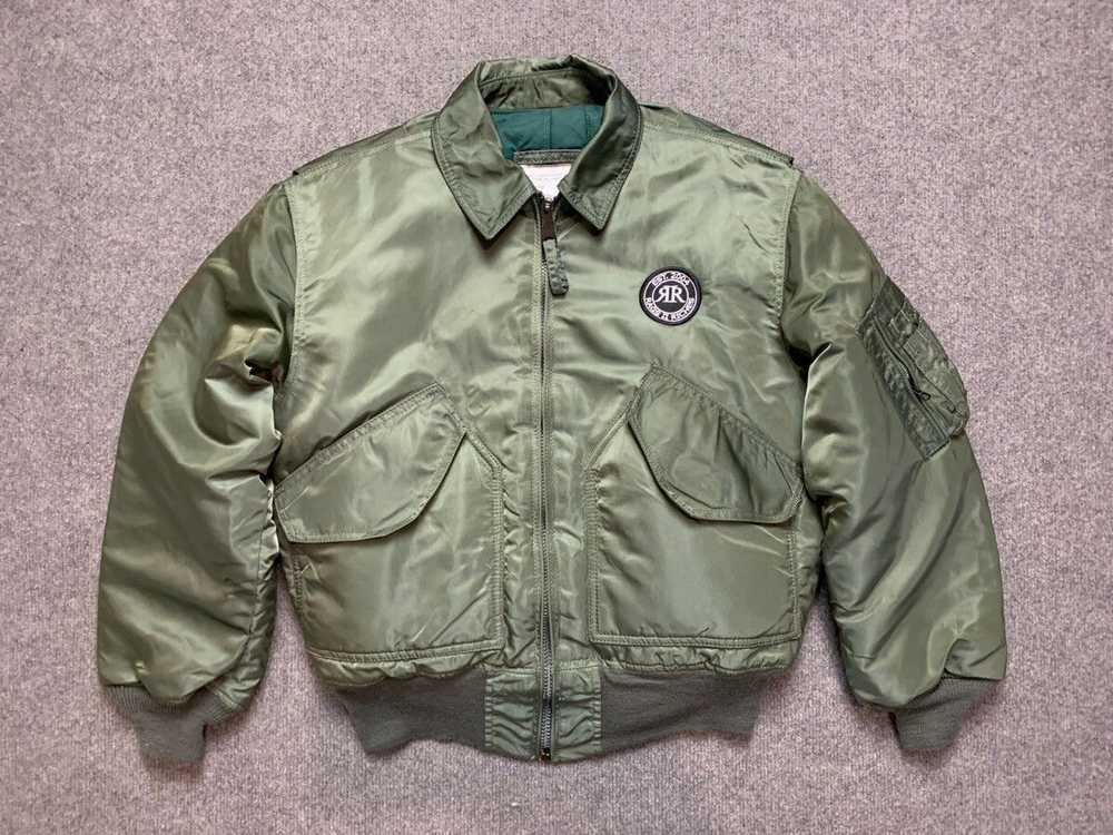 Military × Vintage Vintage USAF Flyers jacket col… - image 2