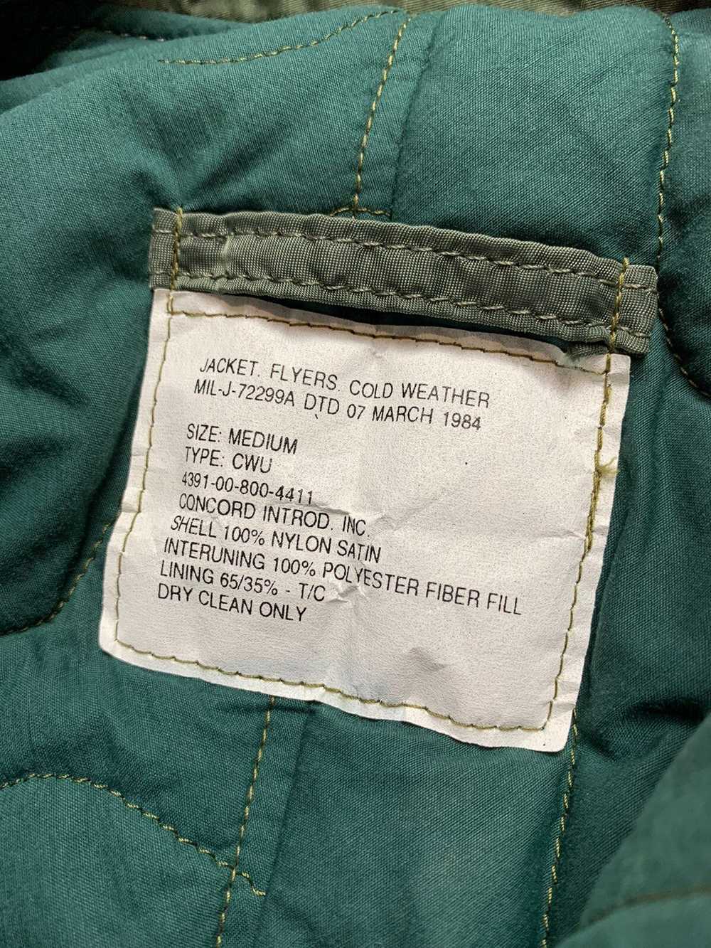 Military × Vintage Vintage USAF Flyers jacket col… - image 7