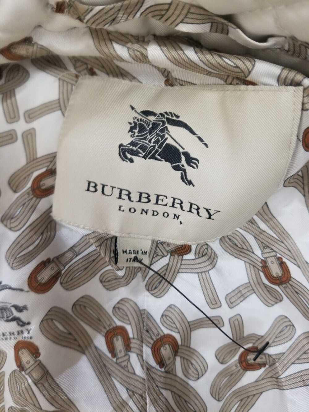 Burberry BURBERRY LONDON QUILTED IVORY JACKET - image 10