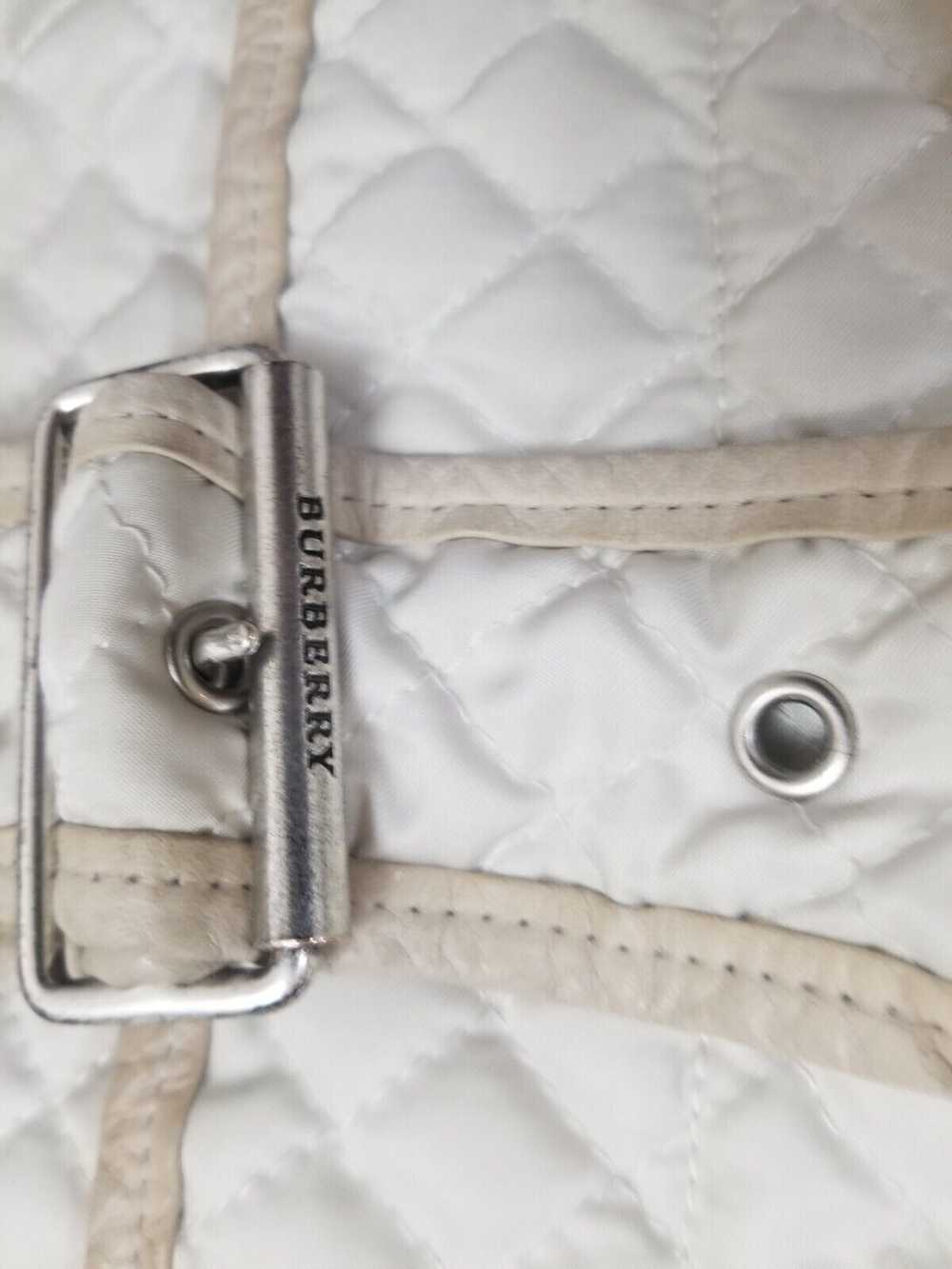 Burberry BURBERRY LONDON QUILTED IVORY JACKET - image 11
