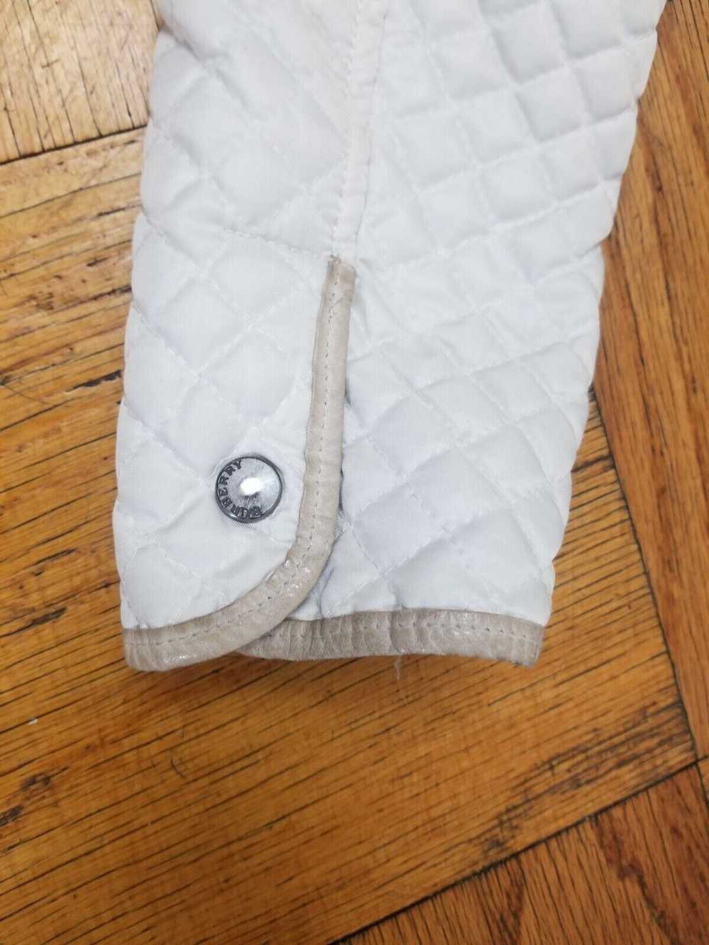 Burberry BURBERRY LONDON QUILTED IVORY JACKET - image 12