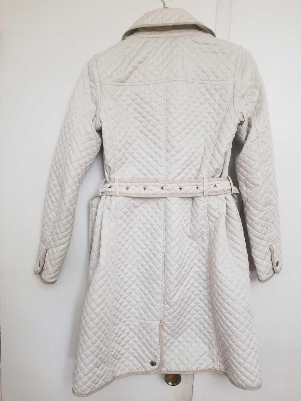 Burberry BURBERRY LONDON QUILTED IVORY JACKET - image 8