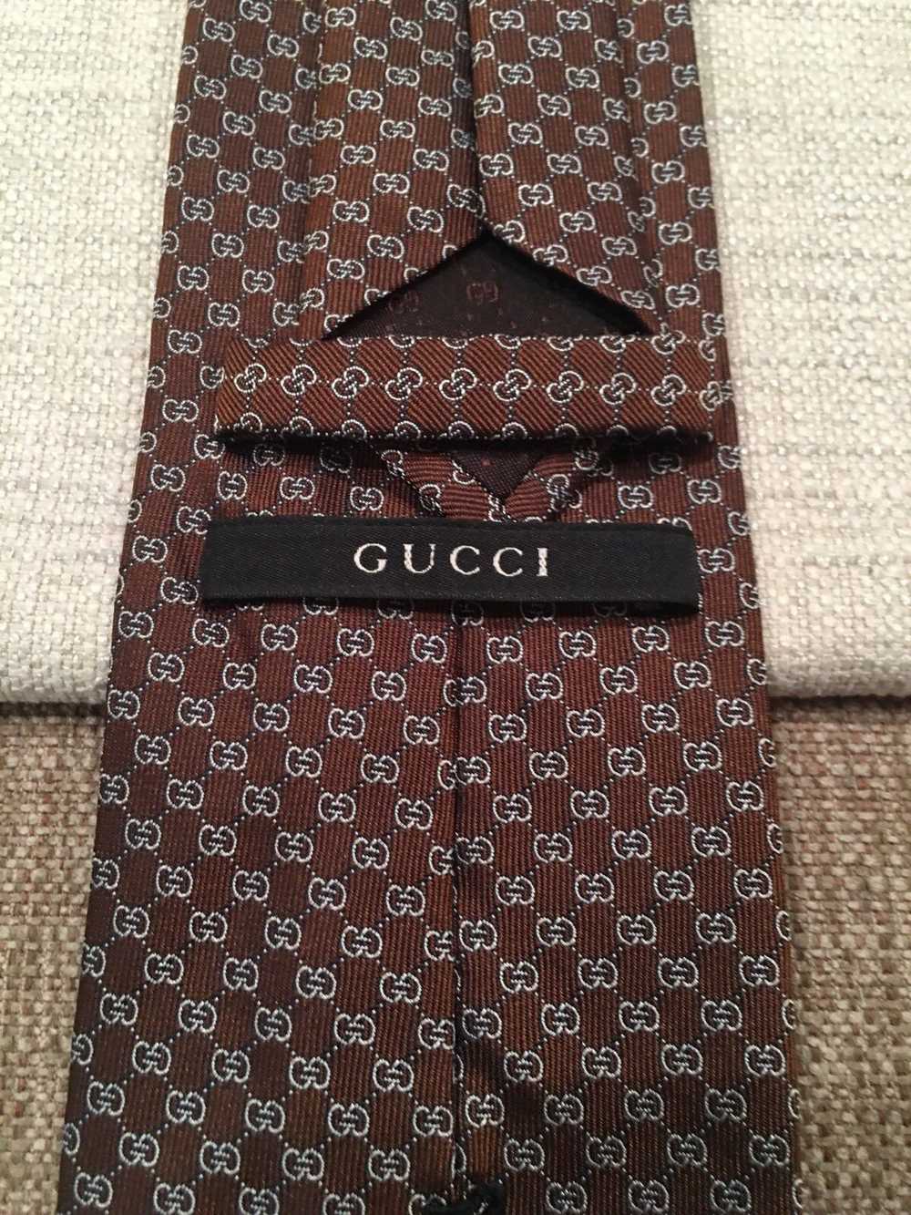 Gucci Gucci Authentic Guccissima Tie - image 2