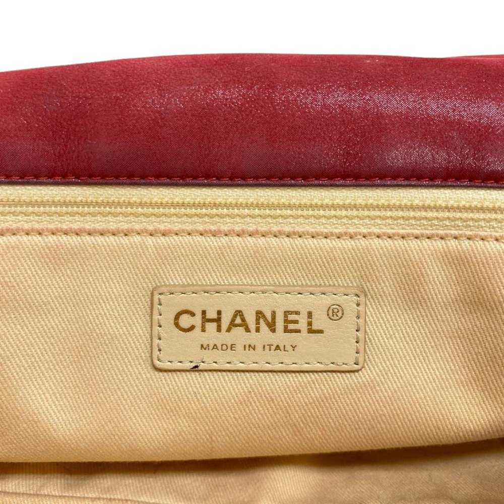 Chanel CHANEL Single Flap Double Chain Bag Matela… - image 11