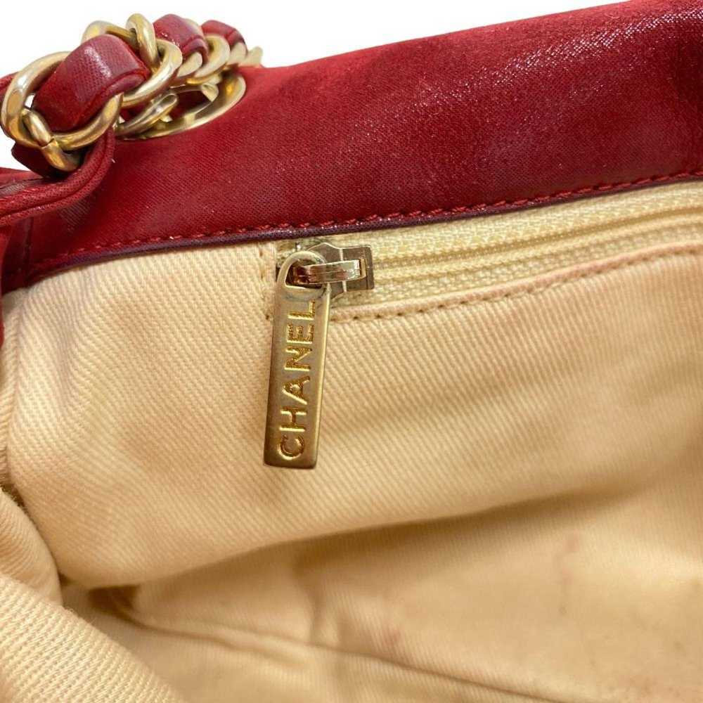 Chanel CHANEL Single Flap Double Chain Bag Matela… - image 12