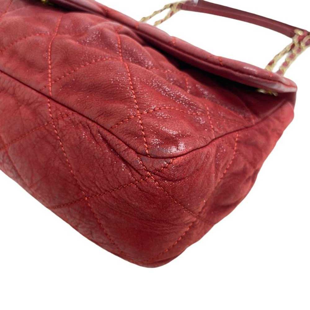 Chanel CHANEL Single Flap Double Chain Bag Matela… - image 3