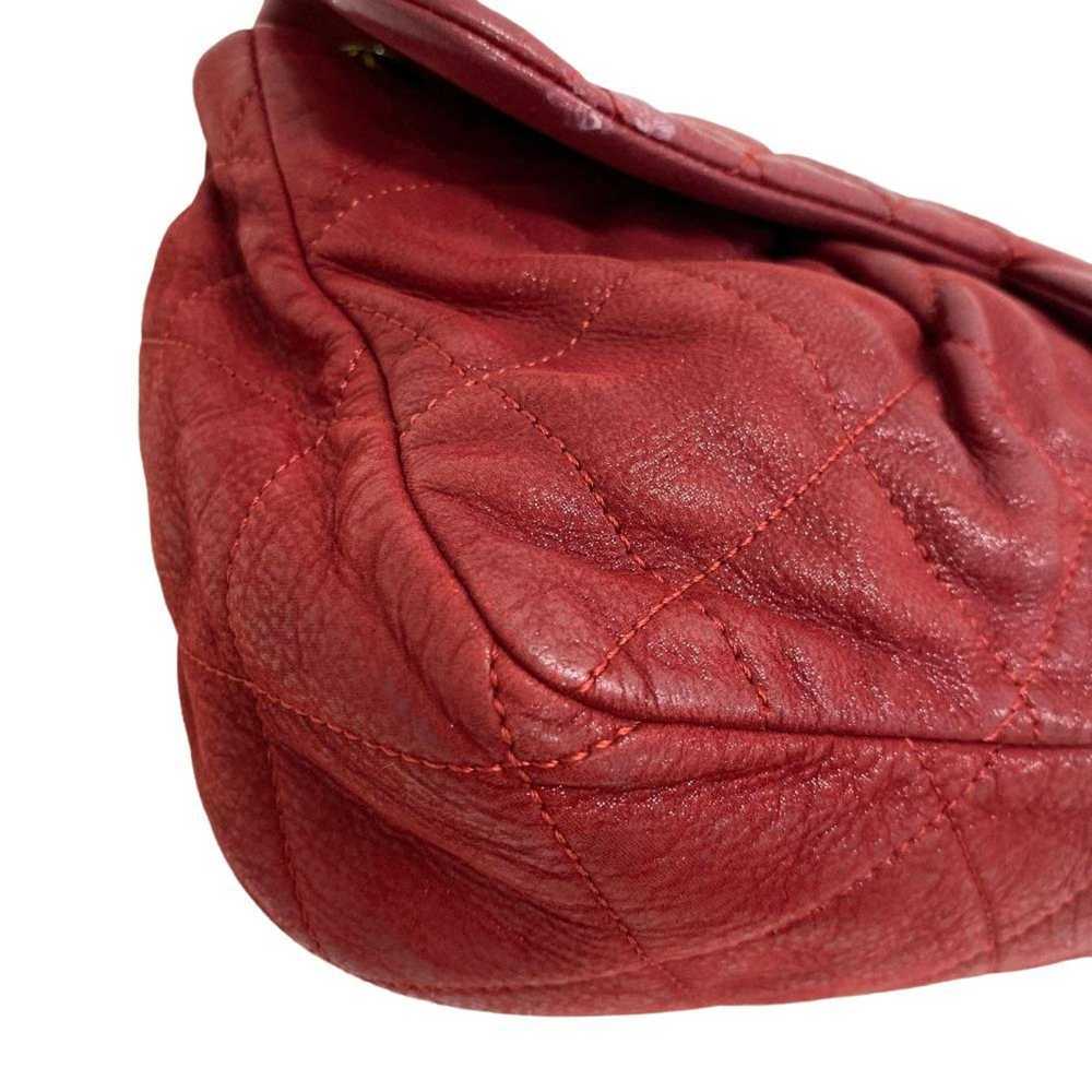 Chanel CHANEL Single Flap Double Chain Bag Matela… - image 4