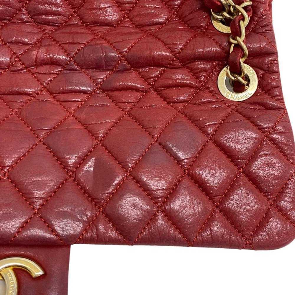 Chanel CHANEL Single Flap Double Chain Bag Matela… - image 6