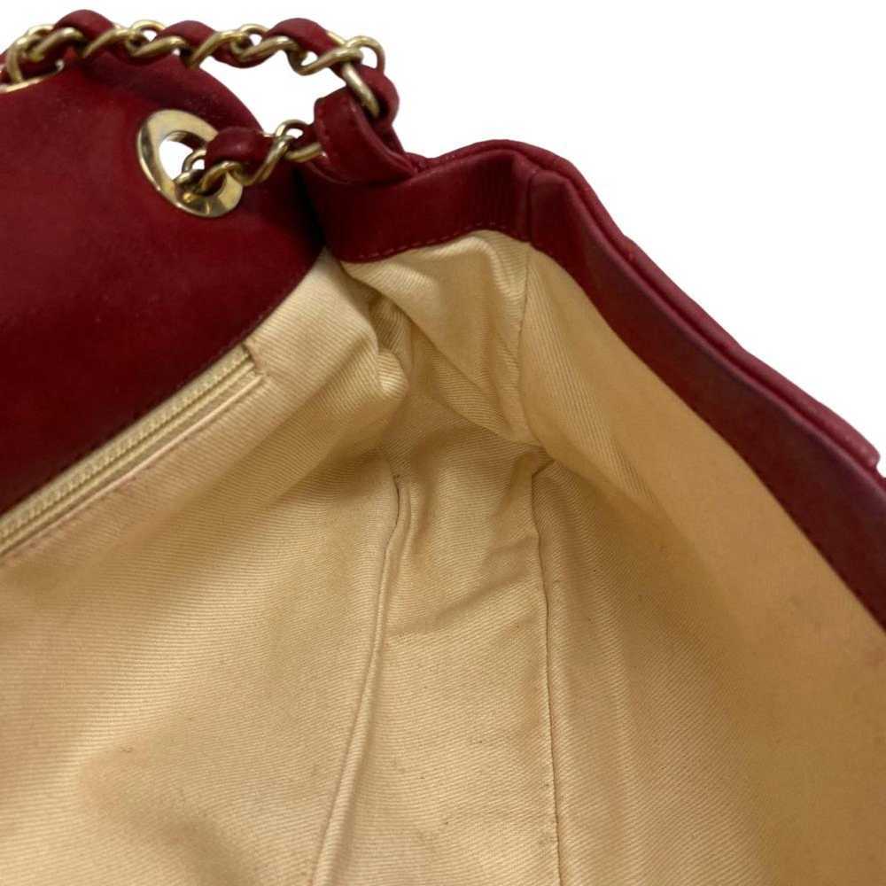 Chanel CHANEL Single Flap Double Chain Bag Matela… - image 9