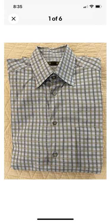 Ermenegildo Zegna × Vintage Bold Check Button Unde