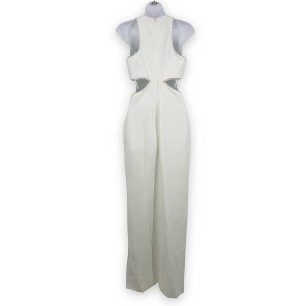 LIKELY Decker Cutout Column Gown XS Pearl Trim Hi… - image 3