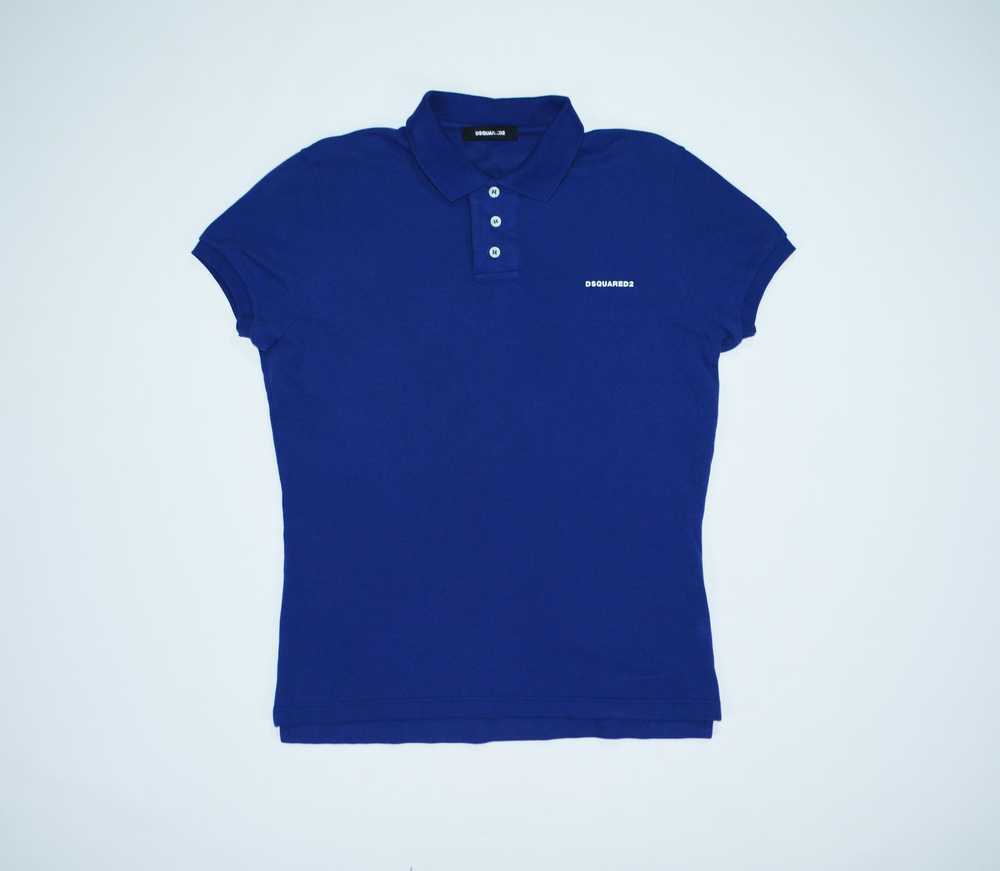 Dsquared2 × Streetwear Dsquared2 Blue Cotton Polo… - image 1