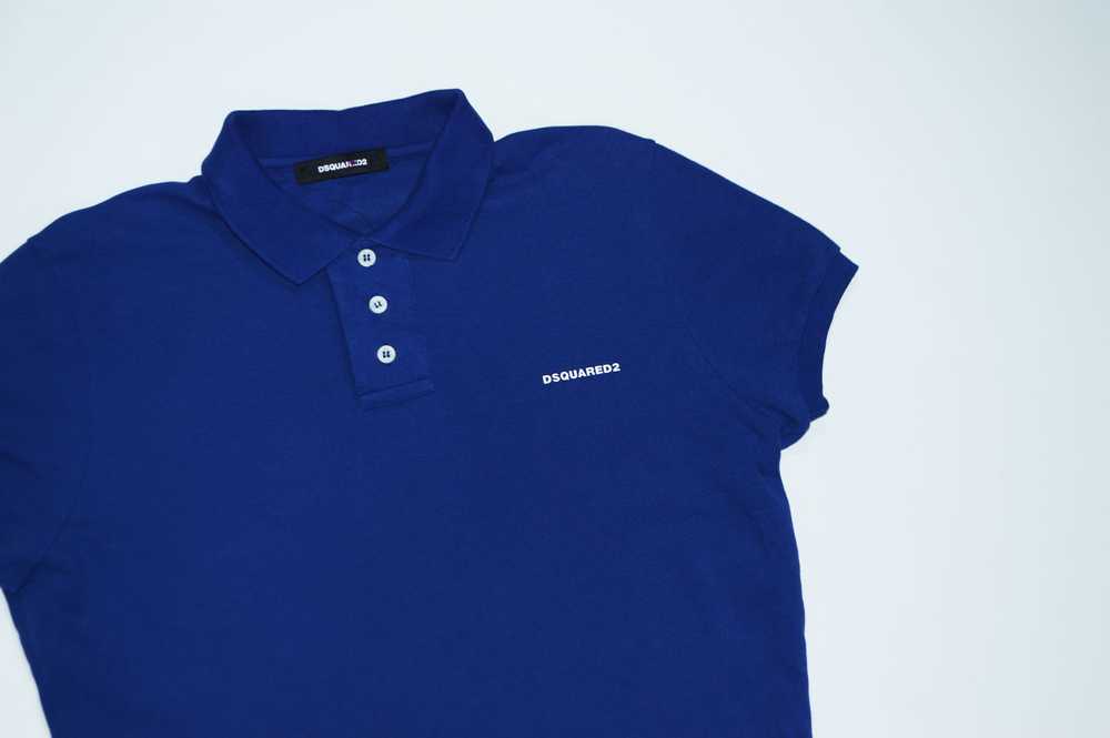 Dsquared2 × Streetwear Dsquared2 Blue Cotton Polo… - image 2