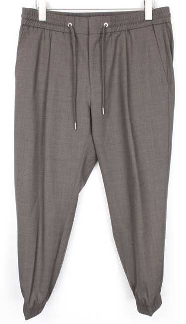 Suitsupply AMES PLEAT UK36R Brown Wool Drawstrings